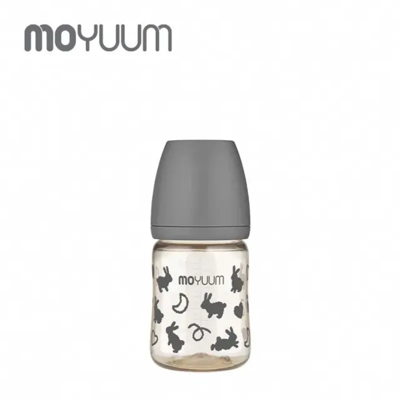 Moyuum寬口奶瓶170ml/6oz(黑色)