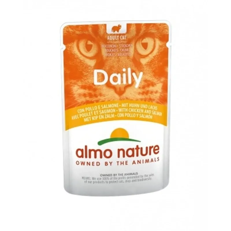 ALMO NATURE Daily 成貓濕糧 雞肉＋三文魚 (70g) almo nature