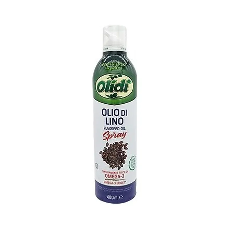 OLIDI意大利百年品牌生酮富含OMEGA-3 100%冷壓亞麻籽油400ml