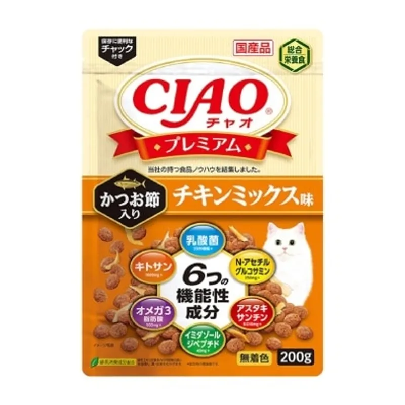 INABA CIAO-頂級乾糧 木魚人雞肉味(200g) (P-433)