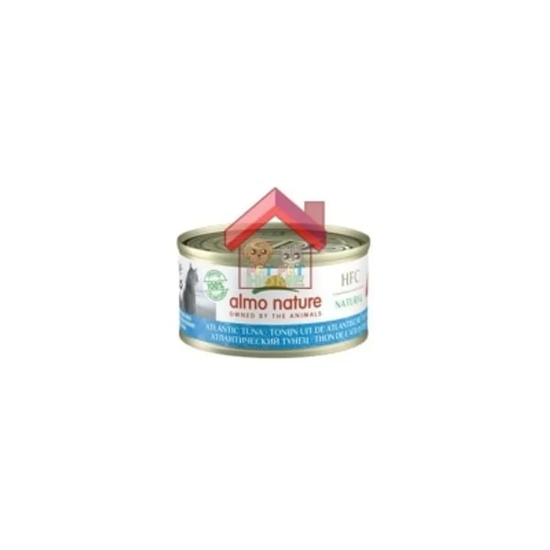 almo nature HFC Natural - 大西洋鮪魚(吞拿魚) 貓罐頭 70g [9020]