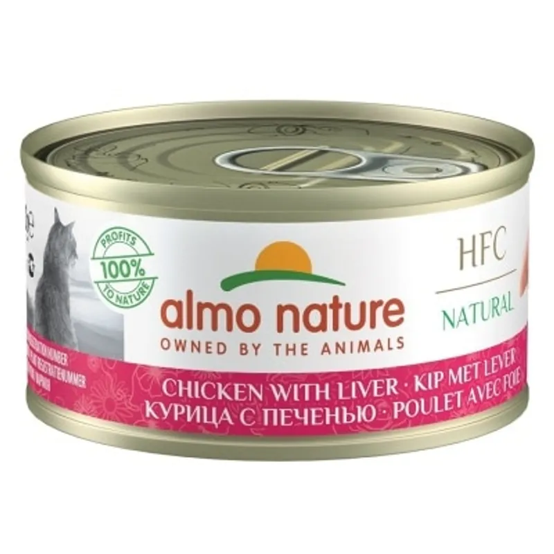 ALMO NATURE HFC Natural 雞肉 雞肝(70g) almo nature貓罐頭