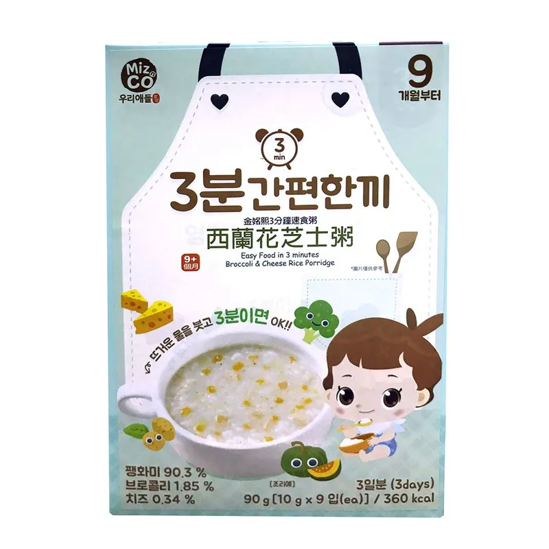 金姳熙 - 3分鐘速食粥 - 西蘭花 & 芝士粥 (+9個月)