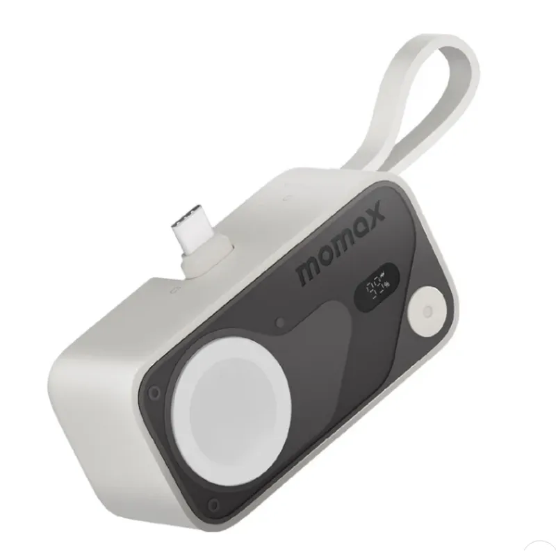 MOMAX 1-Power Pro Mini+ 3合1 USB-C及Watch 5000mAh 流動電源 白