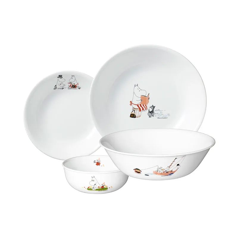 美国康宁 餐具套装4件 - Moomin Tammi