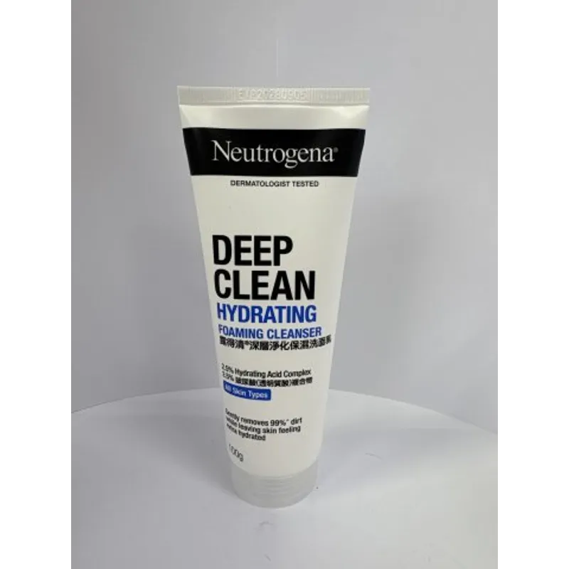 Neutrogena露得清深層淨化保濕洗面乳100G(藍字)