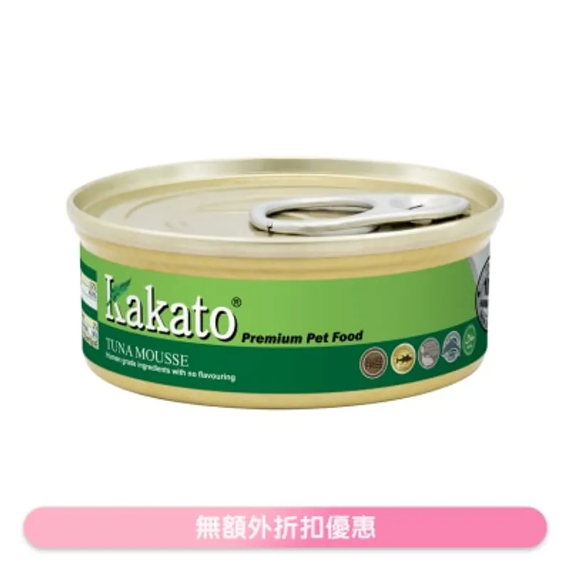 吞拿魚慕絲(40g)貓犬適用 - KAKATO 貓狗鮮食罐