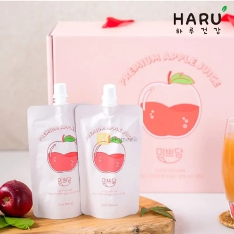 HARU HEALTH 100% NFC 升級版 純蘋果汁 120ml x 30包裝 (商家直送-5個工作天內送到府上;滿$500免運)
