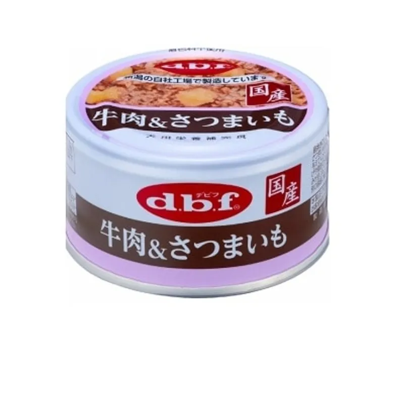 D.B.F 牛肉(加雞肉)& 甜薯 狗罐頭 (85g) - d.b.f