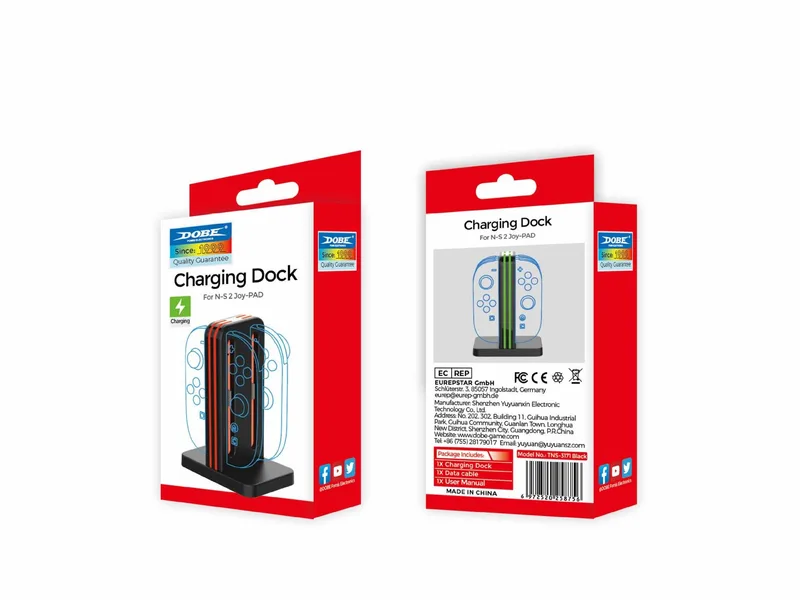DOBE Switch 2 手掣充電座 (四充) Changing Dock