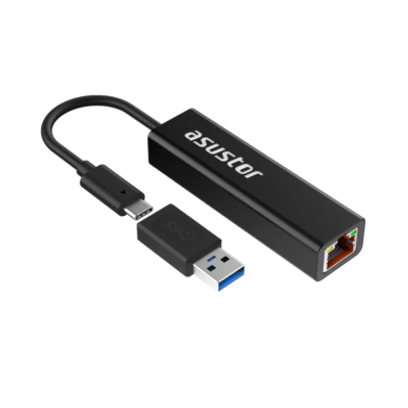 ASUSTOR 華芸 ASUSTOR AS-U2.5G 2.5GBase-T USB3.1 Type-C Ethernet Adapter