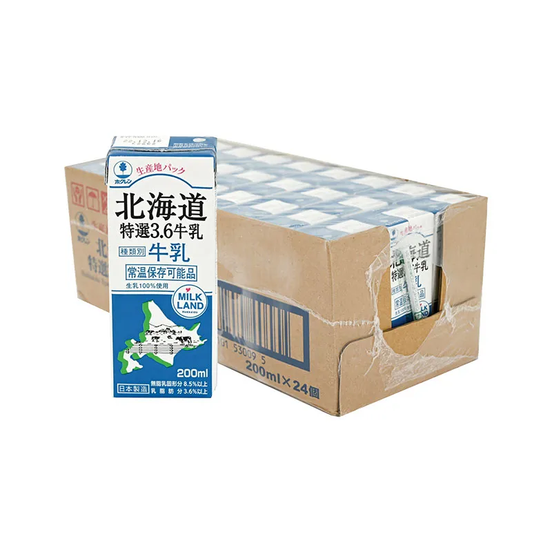 北海道3.6牛乳 (200毫升x24) 每箱