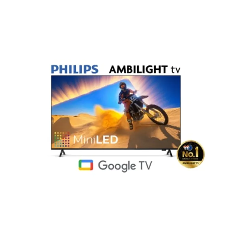 PHILIPS 飛利浦 PML9109 144Hz 4K QD-Mini LED 沉浸式 AMBILIGHT幻變環繞燈光 Google TV