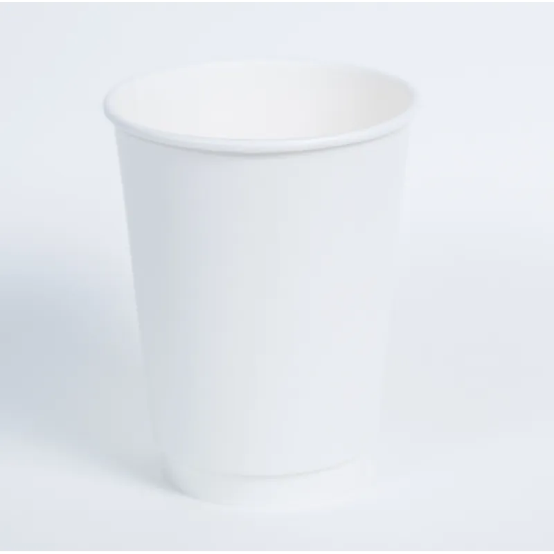 12安士（雙層）白色紙杯（310gsm +PE+250gsm）-Ø89XØ59XH110mm