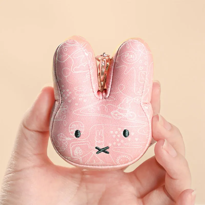 VIPO x Miffy 米菲 2D PU钥匙圈-粉色