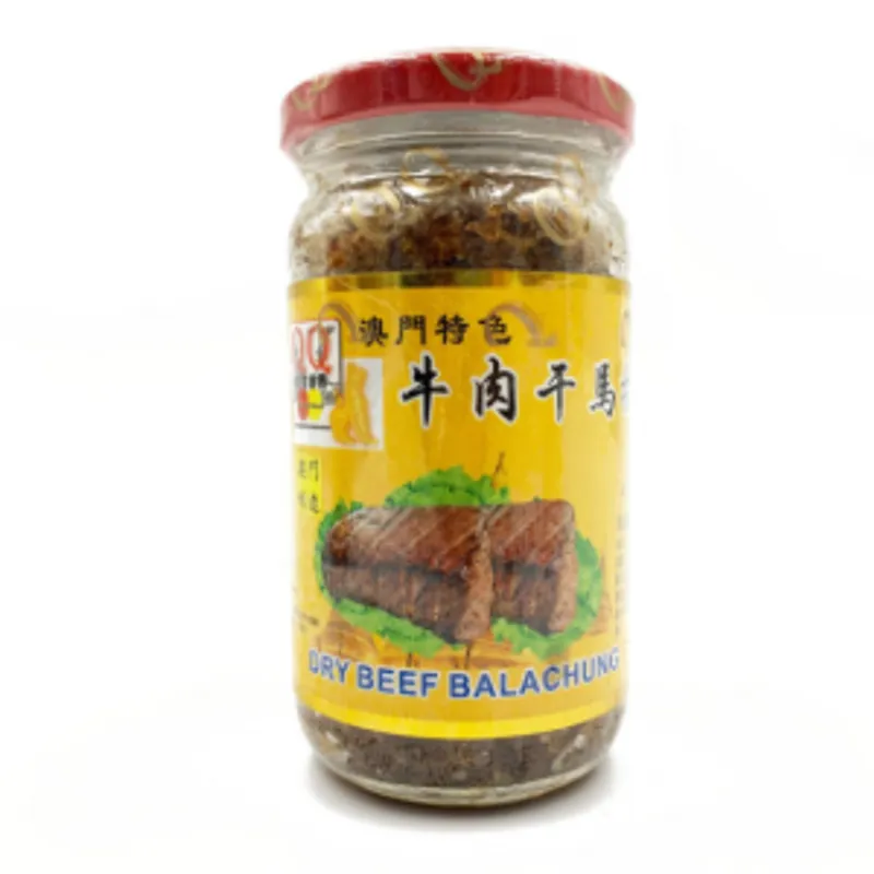 QQ美食-澳門特色牛肉幹馬拉盞 150g/瓶