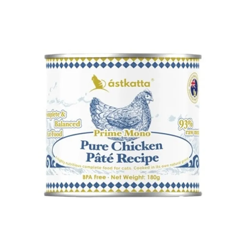 ASTKATTA 純溯系列 純淨天然肉醬罐 純雞肉 (180g) 貓主食罐頭 361574