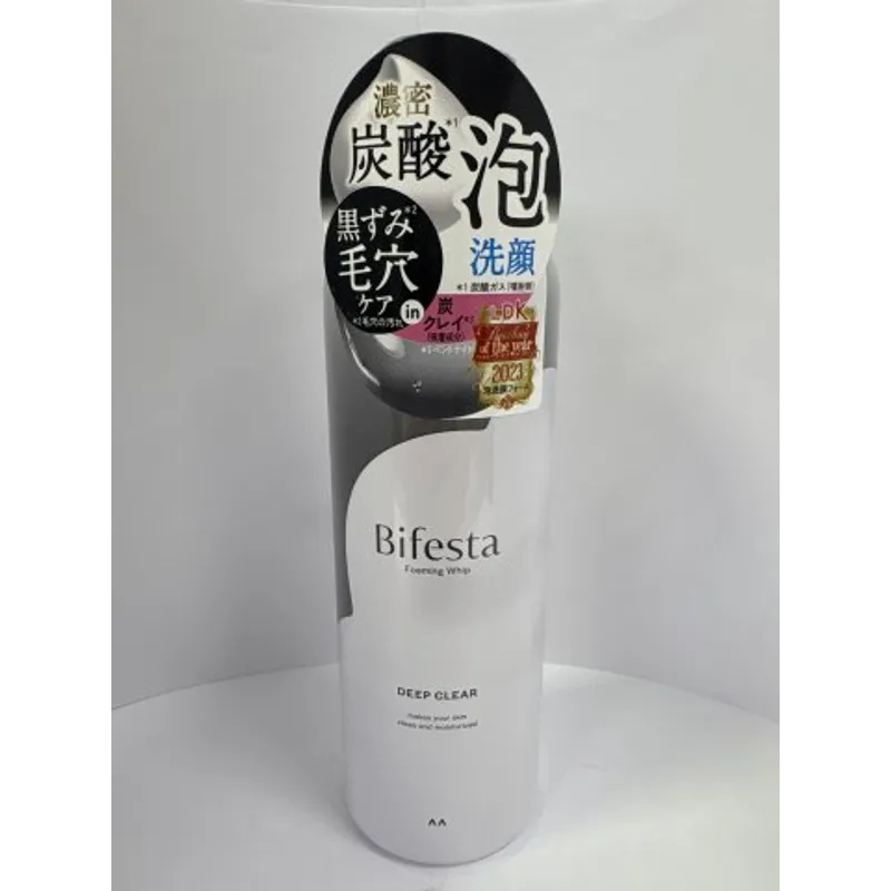 曼丹Bifesta碳酸潔面泡沫200G-深層清潔型(黑)
