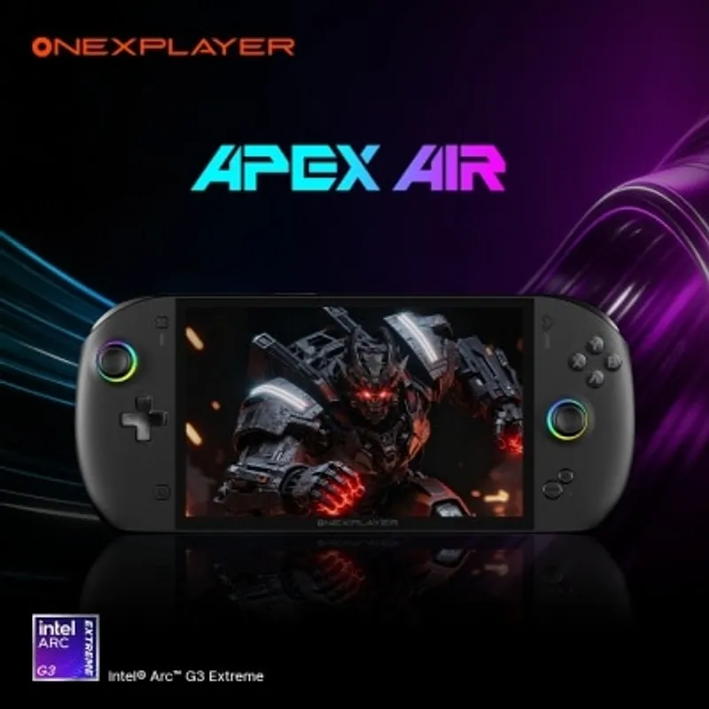 ONEXPLAYER APEX AIR 電競手提遊戲機 (Intel Arc G3 Extreme; 32GB LPDDR5x; 1TB SSD; 8" 120Hz)(CS-OXPAPAR)