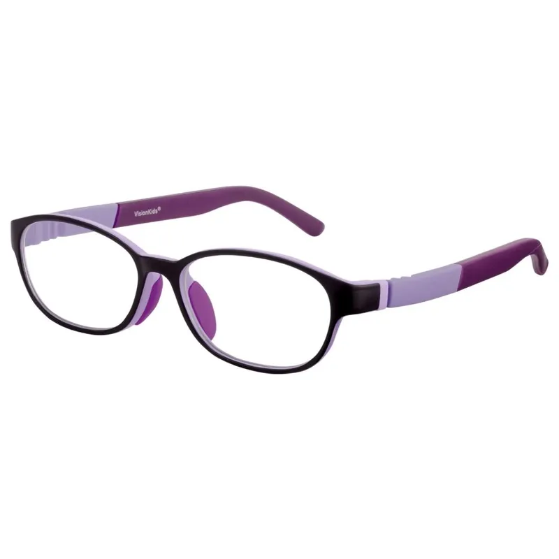 VISIONKIDS 兒童防藍光眼鏡(紫色) HAPPIMEGANE/PURPLE