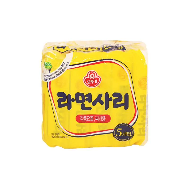 韩国不倒翁Q(无调味包)拉面 5包装