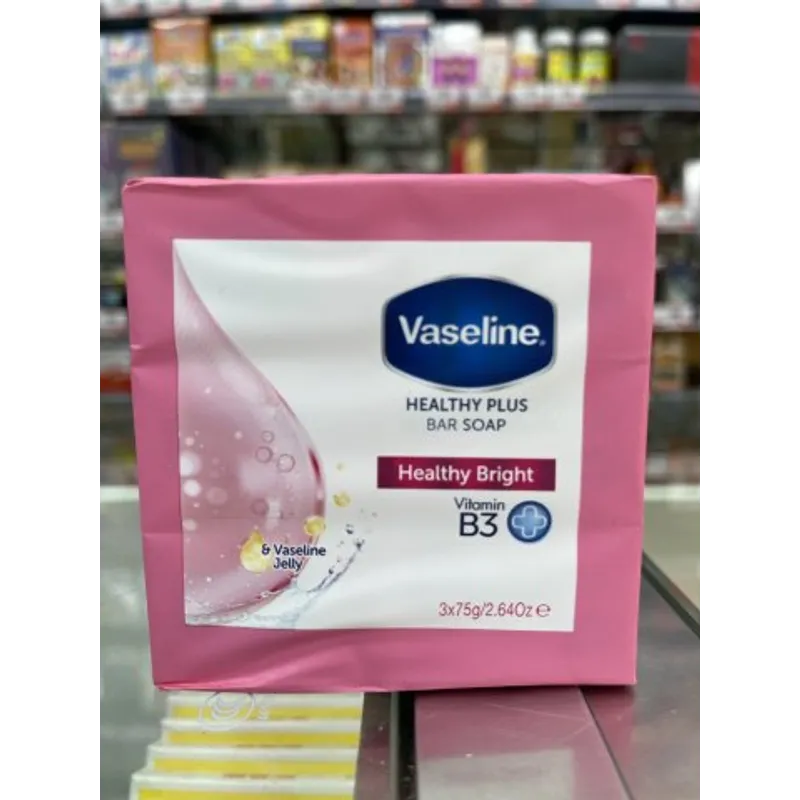 VASELINE凡士林香皂-美白提亮(粉色) 3*75g