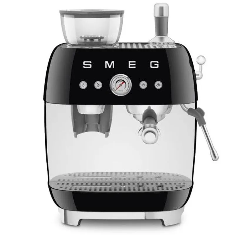 SMEG 研磨一體半自動咖啡機(黑色) EGF03/BLUK