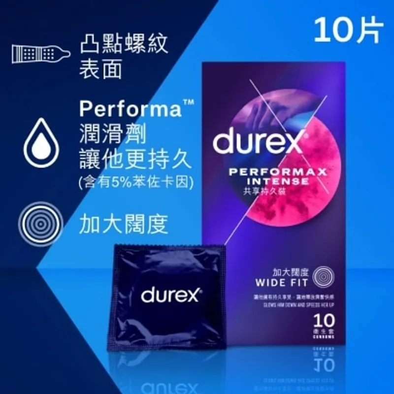 杜蕾斯共享持久裝衛生套10片