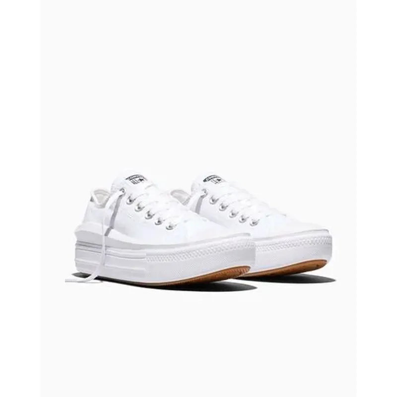 CONVERSE 570257C/25A CHUCK TAYLOR CTAS MOVE OX WHITE/WHITE/WHITE