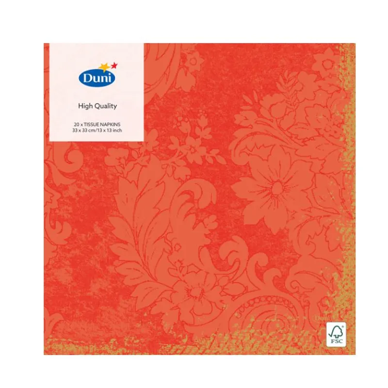 NAPKINS 3-PLY 33X33CM ROYAL MANDARI