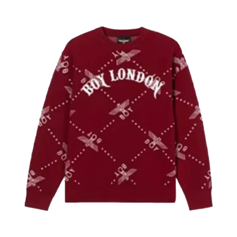 BOY LONDON 满印印花套头毛衣