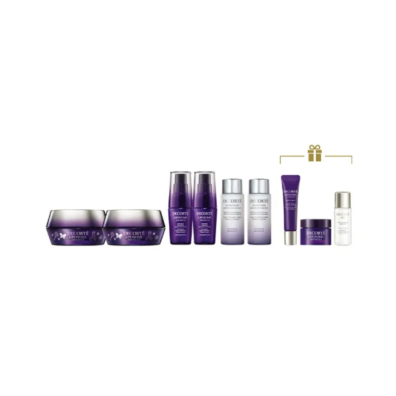 DECORTÉ LIPOSOME ADVANCED 保湿肤修复面霜紫丝带套装