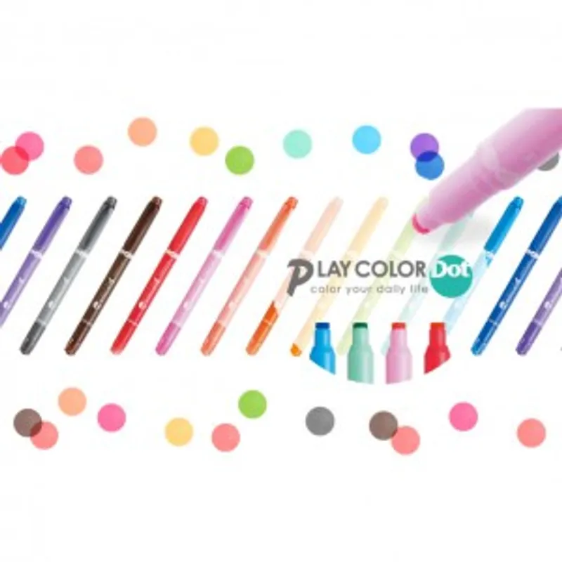 TOMBOW PLAY COLOR DOT雙頭點點彩色水筆