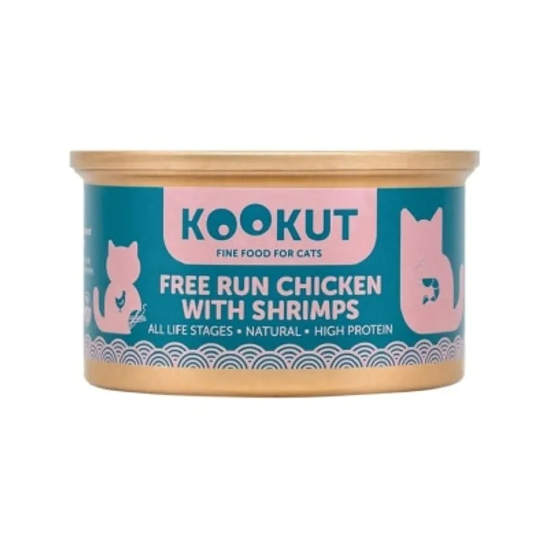 KOOKUT 放養雞鮮蝦 (70g) 貓罐頭 008310