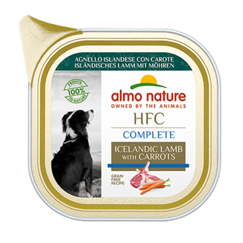 ALMO NATURE HFC Complete 冰島羊肉配紅蘿蔔 (85g) almo nature 狗餐盒