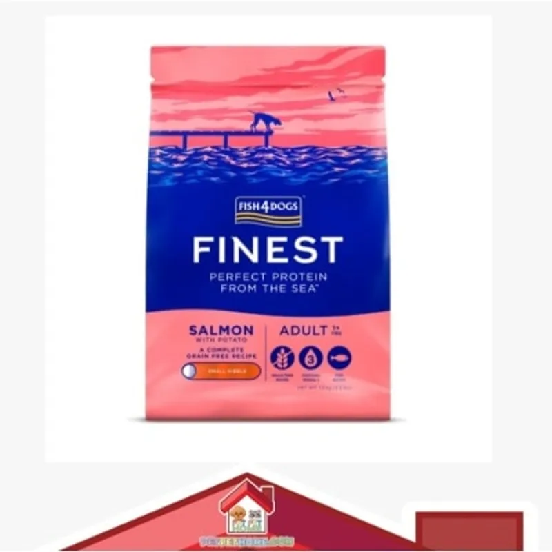 FISH4DOGS Fish4Dogs 三文魚無麩質低敏成犬配方 (細粒)