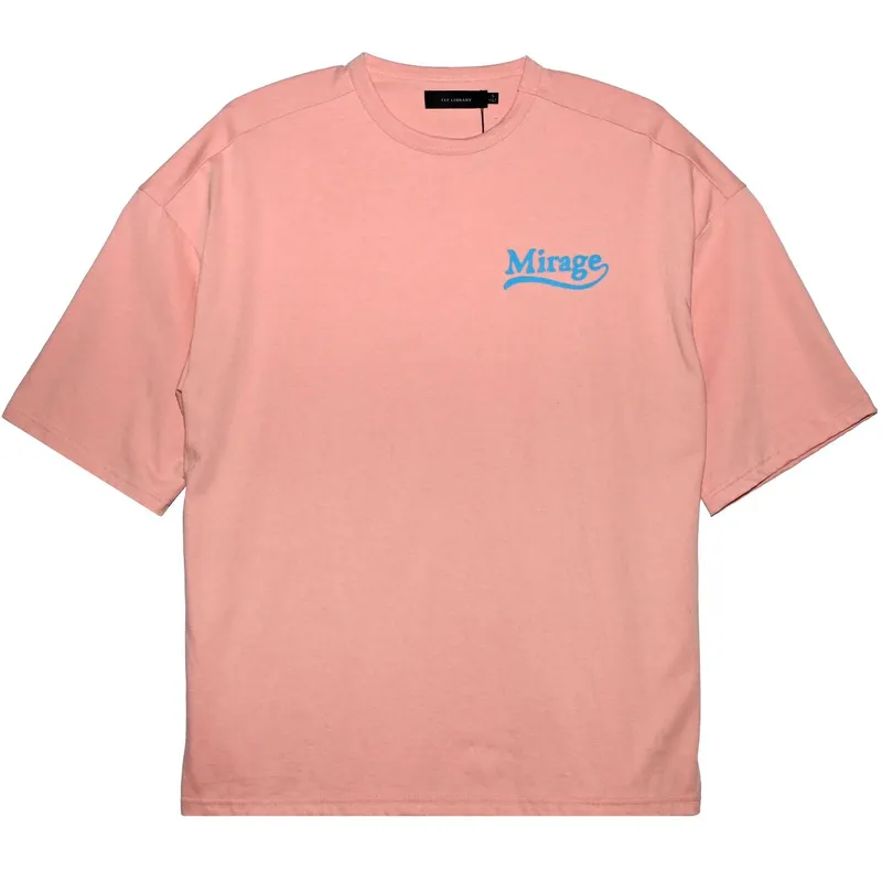 TEE LIBRARY 粉色 T恤 粉红色S