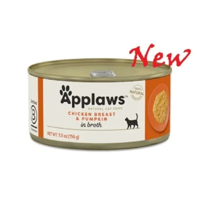 Applaws 愛普士 Natural Wet Cat Food 雞柳+南瓜 貓罐頭