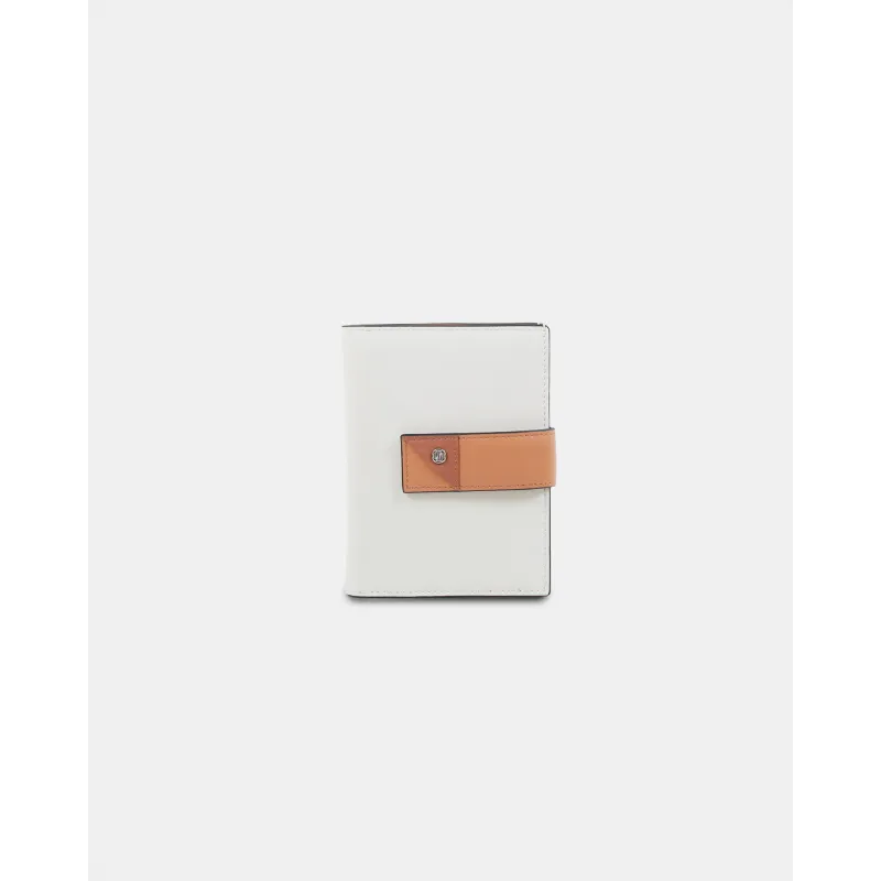 Two-Tone Flap Wallet – OAT & CARAMEL