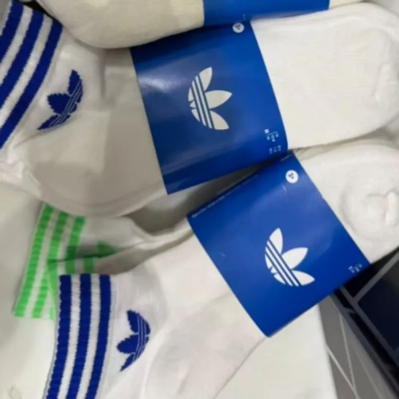 ADIDAS 袜子 蓝绿色 40-42