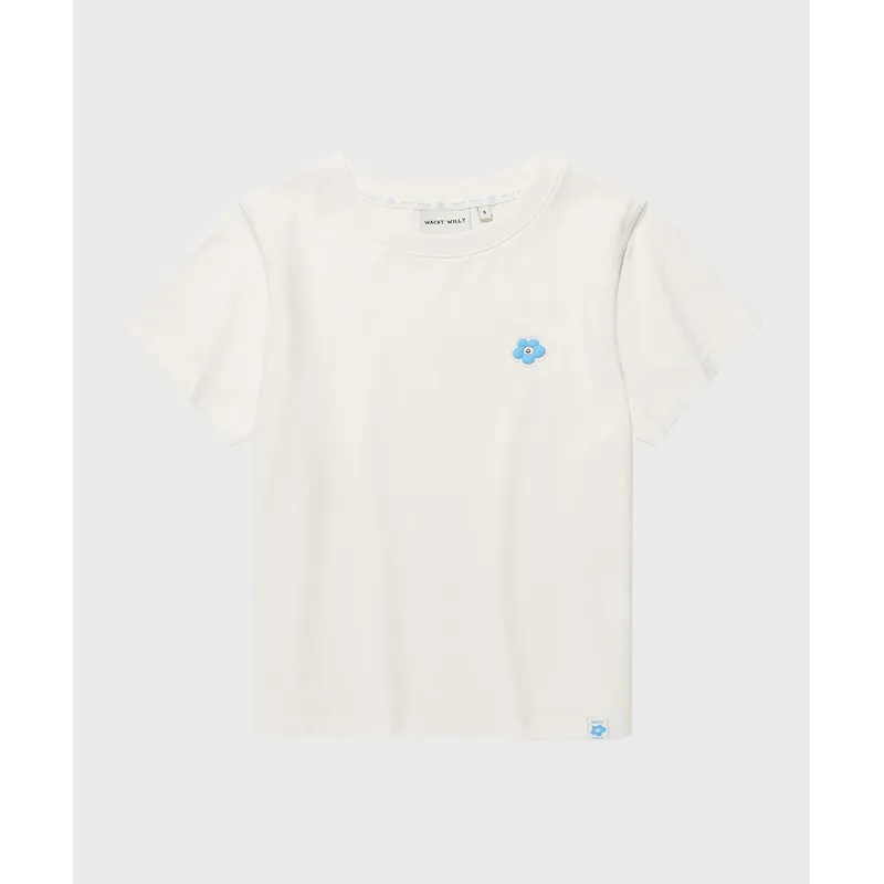 WACKY WILLY 女士 LILY LOGO 短版T恤