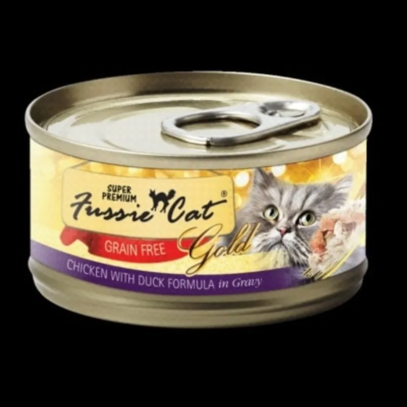 Fussie Cat 金鑽貓罐頭 80G FU-CDC 雞肉加鴨肉
