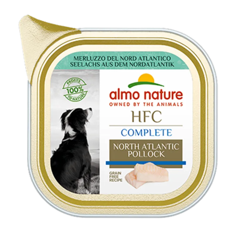 ALMO NATURE HFC Complete 北大西洋鱈魚 (85g) almo nature 狗餐盒