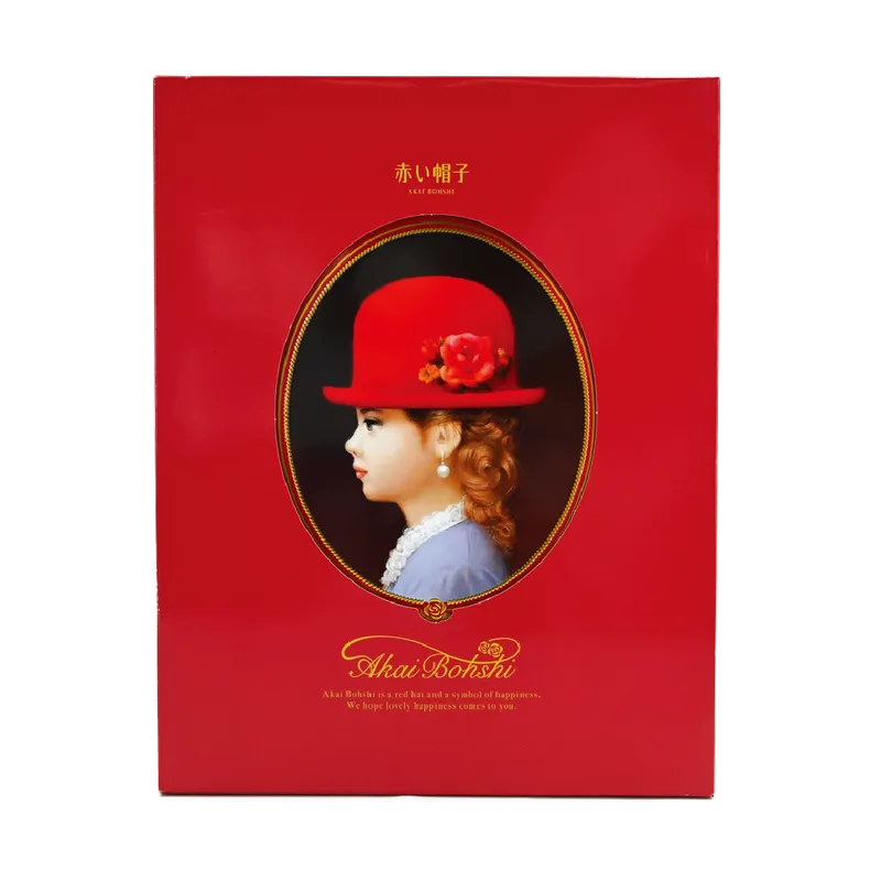 日本赤之帽子禮盒曲奇(特大紅色)45枚 388克