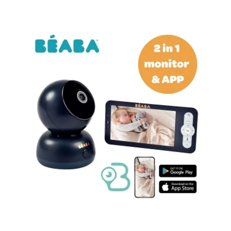 Beaba Zen premium Wifi 高清視像及話音嬰兒監察器 5吋720P彩屏