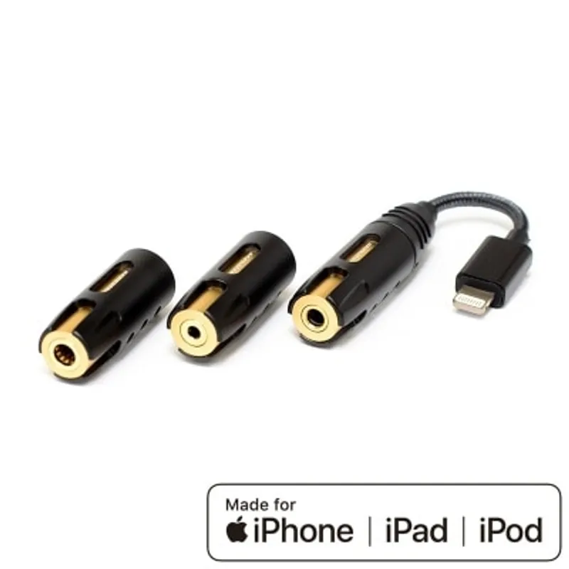 Acoustune AS2000 (Lightning to 3.5mm, 2.5mm,4.4mm) 轉換線