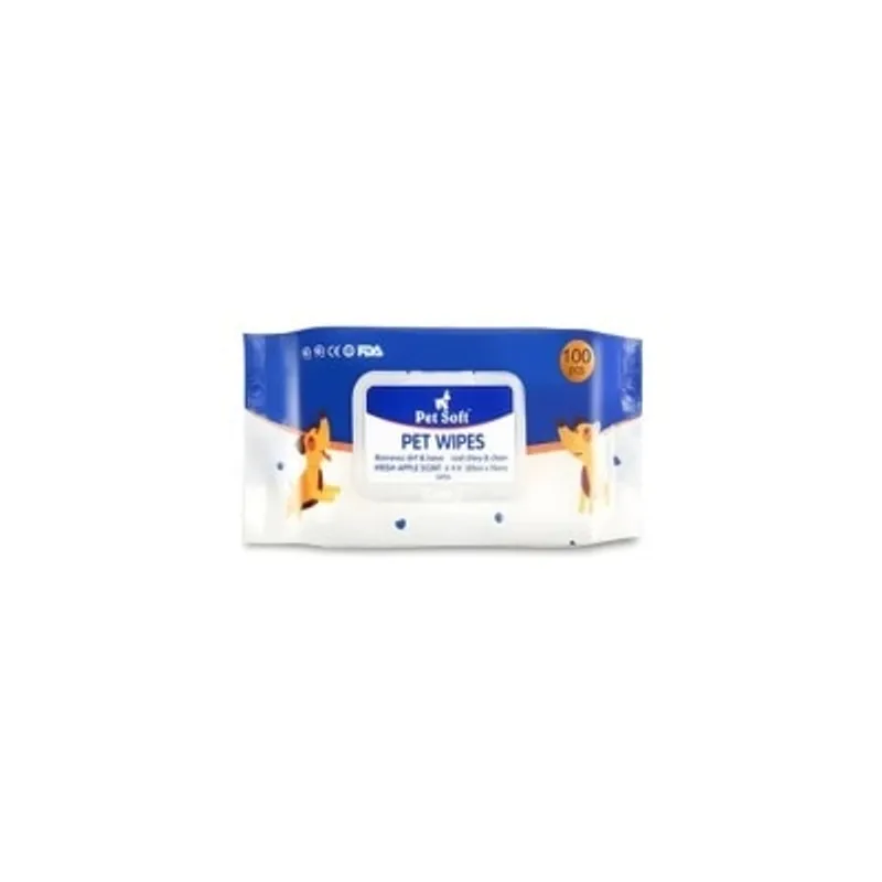 Pet Soft 寵物濕紙巾100片