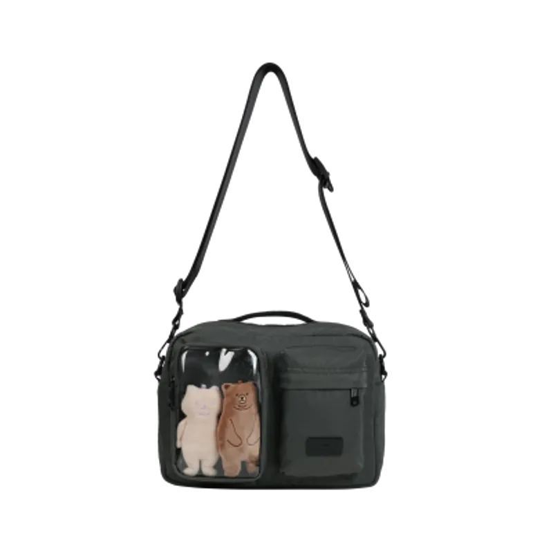 Doughnut SATCHEL LUCENT SERIES Dark Grey
