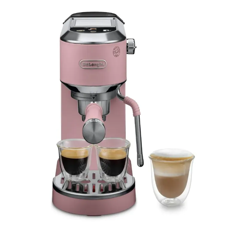 DELONGHI 半自動咖啡機 (櫻花粉) EC890PK