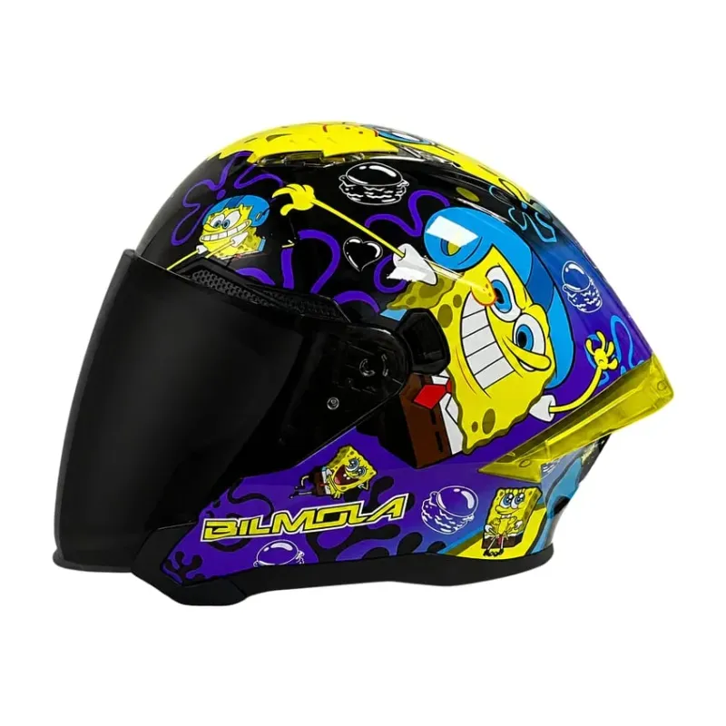 BILMOLA X SPONGEBOB AR JET - SPONGEBOB OPEN FACE HELMET